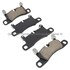 1003-1453C by MPA ELECTRICAL - Quality-Built Disc Brake Pad Set - Black Series, Ceramic, with Hardware