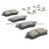 1003-1454C by MPA ELECTRICAL - Quality-Built Black Series Ceramic Brake Pads w/ Hardware