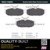 1003-1465C by MPA ELECTRICAL - Quality-Built Black Series Ceramic Brake Pads w/ Hardware