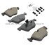 1003-1504M by MPA ELECTRICAL - Quality-Built Disc Brake Pad Set - Black Series, Semi-Metallic, with Hardware