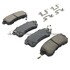 1003-1510C by MPA ELECTRICAL - Quality-Built Disc Brake Pad Set - Black Series, Ceramic, with Hardware