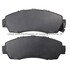 1003-1521AC by MPA ELECTRICAL - Quality-Built Disc Brake Pad Set - Black Series, Ceramic, with Hardware