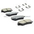 1003-1543AC by MPA ELECTRICAL - Quality-Built Black Series Ceramic Brake Pads w/ Hardware