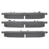 1003-1543C by MPA ELECTRICAL - Quality-Built Disc Brake Pad Set - Black Series, Ceramic, with Hardware