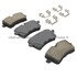 1003-1547C by MPA ELECTRICAL - Quality-Built Disc Brake Pad Set - Black Series, Ceramic, with Hardware