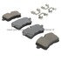 1003-1547M by MPA ELECTRICAL - Quality-Built Disc Brake Pad Set - Black Series, Semi-Metallic, with Hardware