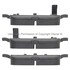 1003-1569C by MPA ELECTRICAL - Quality-Built Disc Brake Pad Set - Black Series, Ceramic, with Hardware