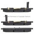 1003-1593C by MPA ELECTRICAL - Quality-Built Disc Brake Pad Set - Black Series, Ceramic, with Hardware