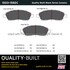 1003-1592C by MPA ELECTRICAL - Quality-Built Black Series Ceramic Brake Pads w/ Hardware