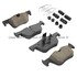 1003-1613C by MPA ELECTRICAL - Quality-Built Disc Brake Pad Set - Black Series, Ceramic, with Hardware