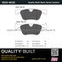 1003-1613C by MPA ELECTRICAL - Quality-Built Disc Brake Pad Set - Black Series, Ceramic, with Hardware