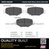 1003-1612M by MPA ELECTRICAL - Quality-Built Disc Brake Pad Set - Black Series, Semi-Metallic, with Hardware