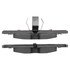 1003-1613M by MPA ELECTRICAL - Quality-Built Disc Brake Pad Set - Black Series, Semi-Metallic, with Hardware