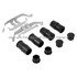 1003-1613M by MPA ELECTRICAL - Quality-Built Disc Brake Pad Set - Black Series, Semi-Metallic, with Hardware