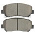 1003-1623C by MPA ELECTRICAL - Quality-Built Black Series Ceramic Brake Pads w/ Hardware