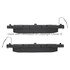 1003-1624C by MPA ELECTRICAL - Quality-Built Disc Brake Pad Set - Black Series, Ceramic, with Hardware