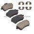 1003-1630AC by MPA ELECTRICAL - Quality-Built Disc Brake Pad Set - Black Series, Ceramic, with Hardware