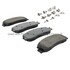 1003-1631M by MPA ELECTRICAL - Quality-Built Disc Brake Pad Set - Black Series, Semi-Metallic, with Hardware