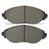 1003-1633M by MPA ELECTRICAL - Quality-Built Disc Brake Pad Set - Black Series, Semi-Metallic, with Hardware