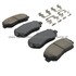 1003-1640C by MPA ELECTRICAL - Quality-Built Disc Brake Pad Set - Black Series, Ceramic, with Hardware