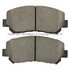 1003-1640C by MPA ELECTRICAL - Quality-Built Disc Brake Pad Set - Black Series, Ceramic, with Hardware