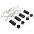 1003-1645C by MPA ELECTRICAL - Quality-Built Disc Brake Pad Set - Black Series, Ceramic, with Hardware