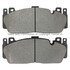 1003-1648M by MPA ELECTRICAL - Quality-Built Disc Brake Pad Set - Black Series, Semi-Metallic, with Hardware