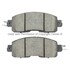 1003-1650C by MPA ELECTRICAL - Quality-Built Disc Brake Pad Set - Black Series, Ceramic, with Hardware