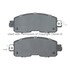 1003-1650C by MPA ELECTRICAL - Quality-Built Disc Brake Pad Set - Black Series, Ceramic, with Hardware