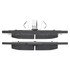 1003-1653C by MPA ELECTRICAL - Quality-Built Disc Brake Pad Set - Black Series, Ceramic, with Hardware