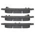 1003-1659C by MPA ELECTRICAL - Quality-Built Disc Brake Pad Set - Black Series, Ceramic, with Hardware