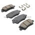 1003-1659C by MPA ELECTRICAL - Quality-Built Disc Brake Pad Set - Black Series, Ceramic, with Hardware