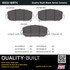 1003-1697C by MPA ELECTRICAL - Quality-Built Disc Brake Pad Set - Black Series, Ceramic, with Hardware