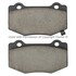 1003-1718C by MPA ELECTRICAL - Quality-Built Disc Brake Pad Set - Black Series, Ceramic, with Hardware