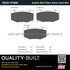 1003-1718M by MPA ELECTRICAL - Quality-Built Disc Brake Pad Set - Black Series, Semi-Metallic, with Hardware