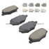 1003-1719C by MPA ELECTRICAL - Quality-Built Disc Brake Pad Set - Black Series, Ceramic, with Hardware