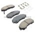 1003-1736C by MPA ELECTRICAL - Quality-Built Disc Brake Pad Set - Black Series, Ceramic, with Hardware