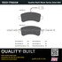 1003-1746AM by MPA ELECTRICAL - Quality-Built Black Series Semi-Metallic Brake Pads w/ Hardware