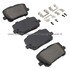 1003-1766M by MPA ELECTRICAL - Quality-Built Black Series Semi-Metallic Brake Pads w/ Hardware