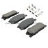 1003-1767M by MPA ELECTRICAL - Quality-Built Disc Brake Pad Set - Black Series, Semi-Metallic, with Hardware