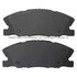 1003-1767M by MPA ELECTRICAL - Quality-Built Disc Brake Pad Set - Black Series, Semi-Metallic, with Hardware