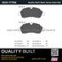 1003-1775M by MPA ELECTRICAL - Quality-Built Disc Brake Pad Set - Black Series, Semi-Metallic, with Hardware