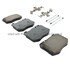 1003-1796C by MPA ELECTRICAL - Quality-Built Black Series Ceramic Brake Pads w/ Hardware