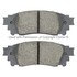 1003-1805C by MPA ELECTRICAL - Quality-Built Disc Brake Pad Set - Black Series, Ceramic, with Hardware