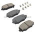 1003-1809C by MPA ELECTRICAL - Quality-Built Disc Brake Pad Set - Black Series, Ceramic, with Hardware