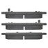 1003-1809C by MPA ELECTRICAL - Quality-Built Disc Brake Pad Set - Black Series, Ceramic, with Hardware