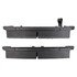 1003-1811C by MPA ELECTRICAL - Quality-Built Disc Brake Pad Set - Black Series, Ceramic, with Hardware