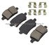 1003-1857C by MPA ELECTRICAL - Quality-Built Disc Brake Pad Set - Black Series, Ceramic, with Hardware