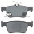 1003-1878C by MPA ELECTRICAL - Quality-Built Disc Brake Pad Set - Black Series, Ceramic, with Hardware