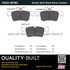 1003-1878C by MPA ELECTRICAL - Quality-Built Disc Brake Pad Set - Black Series, Ceramic, with Hardware